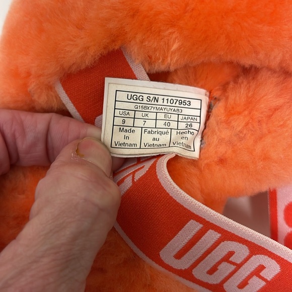 UGG Oh Yeah Slides Orange Women’s Size 9 - Picture 14 of 16